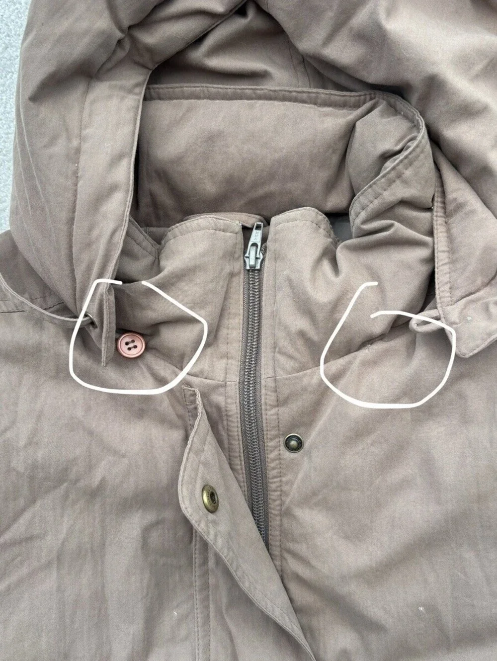 Utex Design Men’s Down Puffer Coat With Hood
